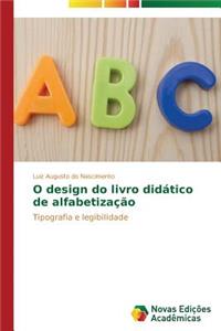 O design do livro didático de alfabetização