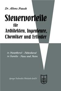 Steuervorteile für Architekten, Ingenieure, Chemiker und Erfinder
