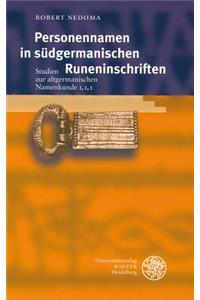 Personennamen in Sudgermanischen Runeninschriften