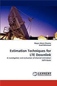 Estimation Techniques for LTE Downlink