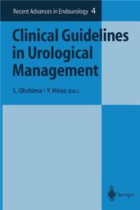 Clinical Guidelines in Urological Management