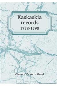 Kaskaskia records 1778-1790
