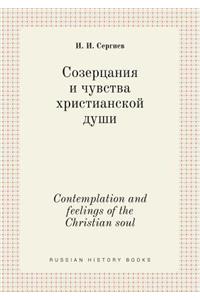 Contemplation and Feelings of the Christian Soul