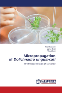 Micropropagation of Dolichnadra unguis-cati