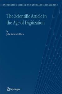 The Scientific Article in the Age of Digitization