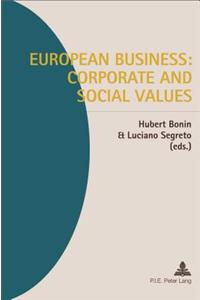 European Business: Corporate and Social Values