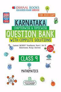 Oswaal Karnataka SSLC Question Bank Class 9 Mathematics Book Chapterwise & Topicwise (For March 2020 Exam)