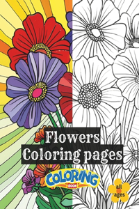 Flowers coloring pages