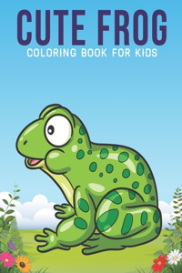 Cute Frog Coloring Book For kids