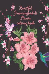 beautiful hummingbird & flowers coloring book