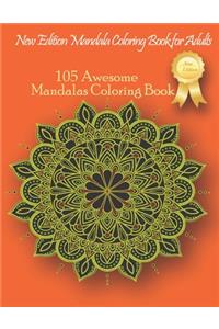 105 Awesome Mandalas Coloring Book