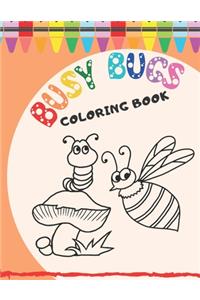 Busy Bugs Coloring Book