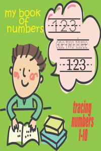 my book of numbers tracing numbers 1-10
