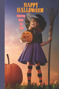 Happy Halloween Coloring Book