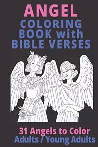 Angel Coloring Book with Bible Verses