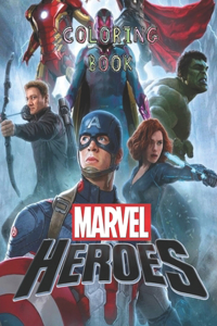 MARVEL Super Heroes coloring book