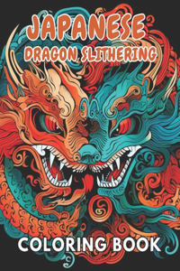 Japanese Dragon Slithering Coloring Book