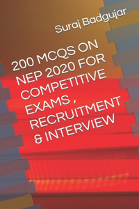 200 McQs on Nep 2020 for Competitive Exams, Recruitment & Interview