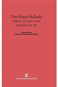 Pepys Ballads, Volume 2: 1625-1640