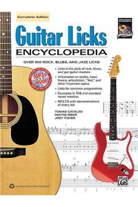 GUITAR LICKS ENCYCLOPEDIA BOOK & MP3 CD