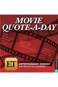 Entertainment Tonight Movie Quote-a-day 2017 Calendar