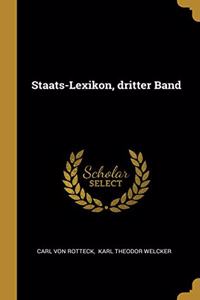 Staats-Lexikon, dritter Band