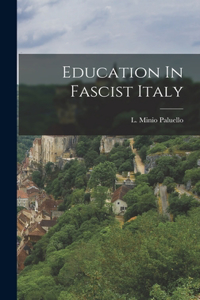 Education In Fascist Italy