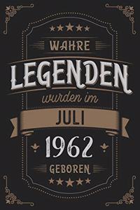 Wahre Legenden wurden im Juli 1962 geboren