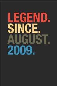 Legend Since August 2009