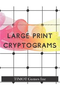 Large Print Cryptograms