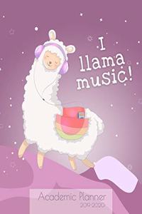I Llama music! Academic Planner 2019-2020