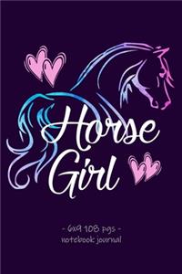 HORSE GIRL Notebook Journal