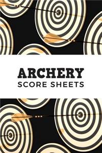 Archery Score Sheets