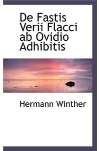 de Fastis Verii Flacci AB Ovidio Adhibitis