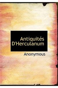 Antiquit?'s D'Herculanum
