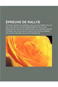 Epreuve de Rallye