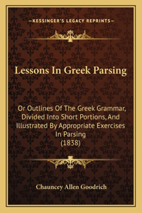 Lessons In Greek Parsing