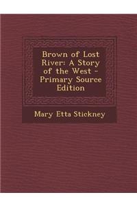 Brown of Lost River: A Story of the West