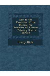 Key to the Exercises of the Manual for Students of Russian - Primary Source Edition