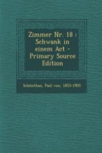 Zimmer NR. 18