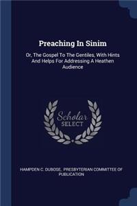 Preaching In Sinim