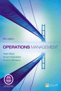 Valuepack:Operations Management/Management Accounting for Decision Makers/Companion Website with Gradetracker Student Access Card:Operations Mngt 5e/Atrill Management Accounting for Decision Makers