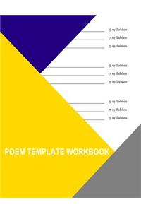 Poem Template Workbook