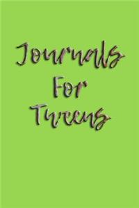 Journals For Tweens