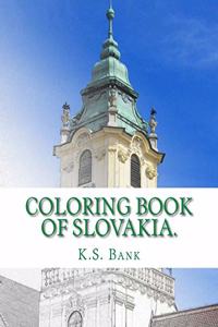 Coloring Book of Slovakia.