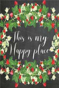 Chalkboard Journal - This Is My Happy Place