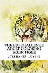 BIG Challenge Adult Coloring Book Tiger