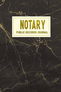Public Notary Records Journal
