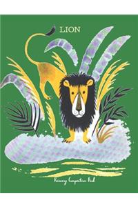 Lion Primary Composition Book
