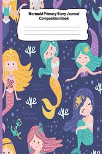 Mermaid Primary Story Journal Composition Book
